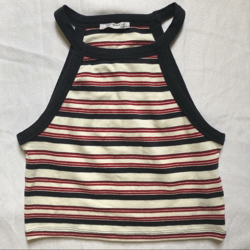 Striped crop top